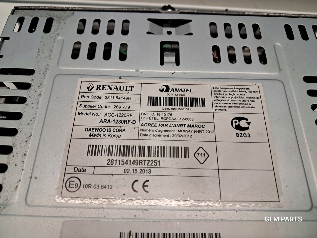 фото №5, Renault clio iv радио радиопроигрыватель 281154149r