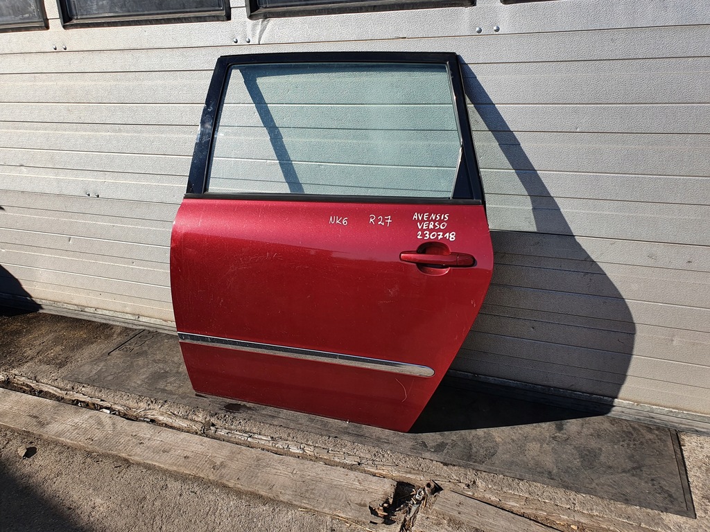 фото №3, Toyota avensis verso дверь задняя задние левая lak r27