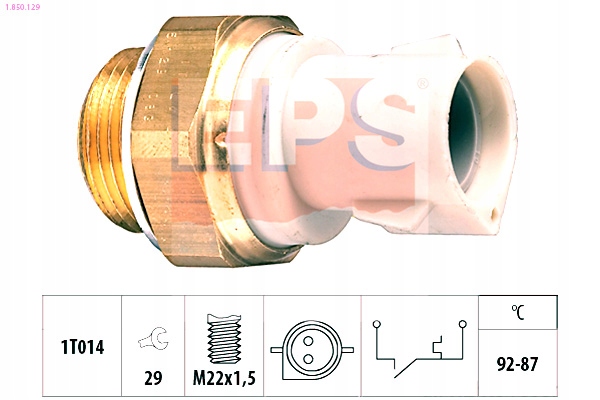 фото №2, Eps 1.850.129 переключатель термический, вентилятор радиатора