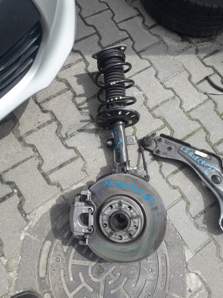 фото №1, Поворотный кулак амортизационная стойка левый citroen c5 aircross