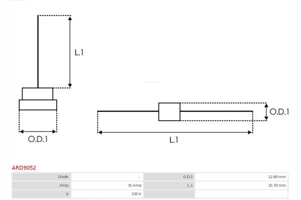 фото №3, Діод генератора