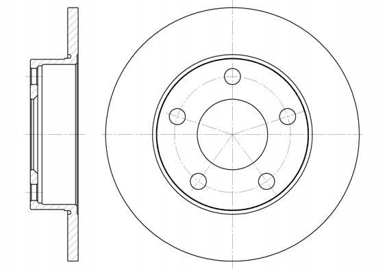Диск гальмівна remsa Оригінал