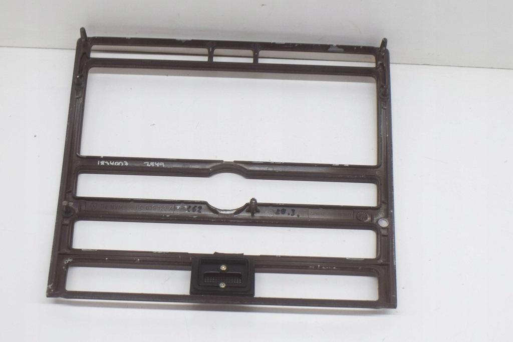 фото №5, Volkswagen phaeton 3d приборная панель приборная радио surround cover trim 3d0035122