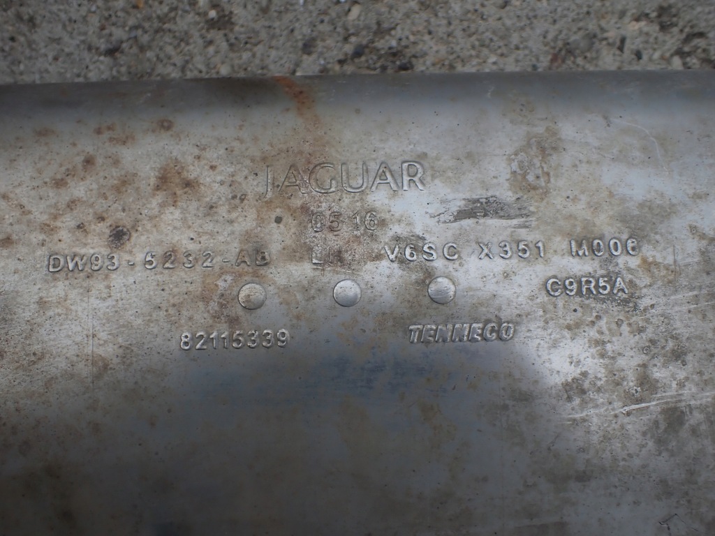 фото №10, Гаситель выхлоп jaguar xj x351 long 4x4 europa dw93-5230-ab dw93-5232-ab 5818