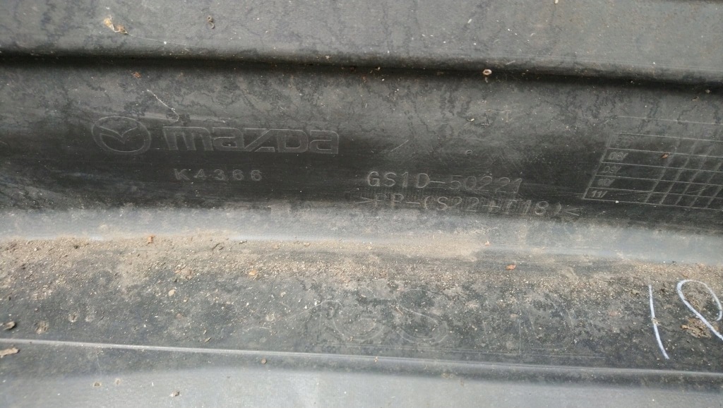 фото №6, Бампер задняя задний mazda 6 ii gs1d50221 liftback