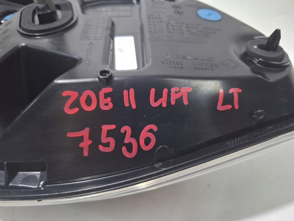 фото №9, Лампа задняя левый задняя renault zoe ii lift 2013- #7536