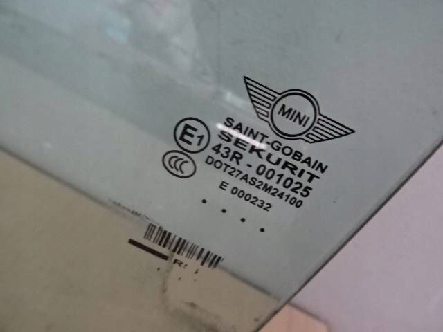 фото №2, Скло двері лівий перед mini one - cooper clubman r55 nr1735