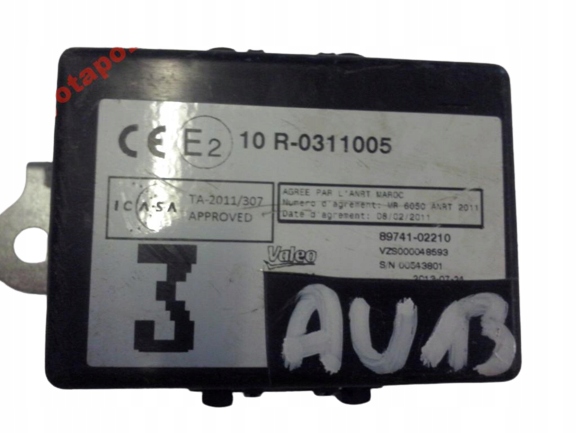 фото №1, Auris ii реле модуль двері 89741-02210