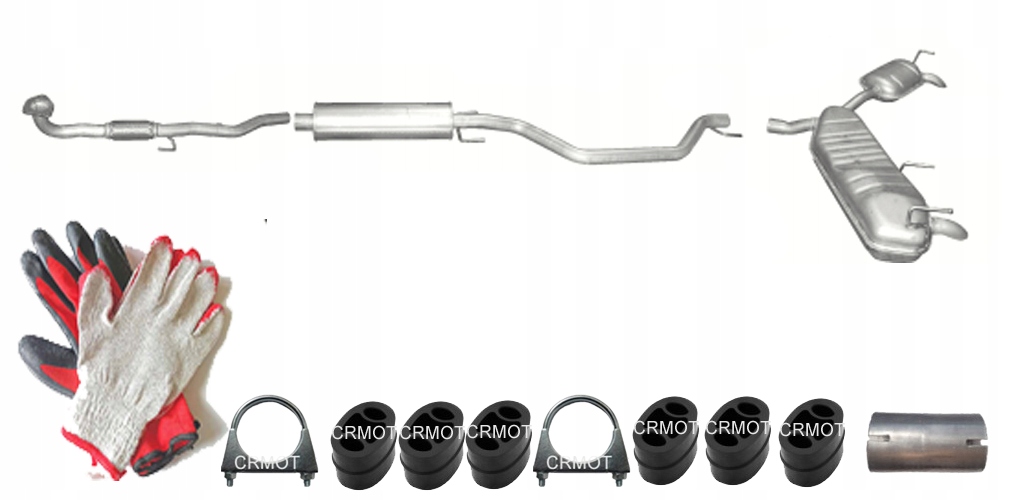 фото №1, Opel signum 2.0 129kw труба колектор гасник середній гасник кінцевий