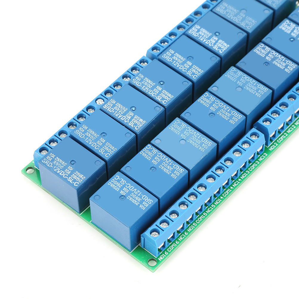 фото №8, Dc 12v 16-kanałowy модуль реле modbus rtu