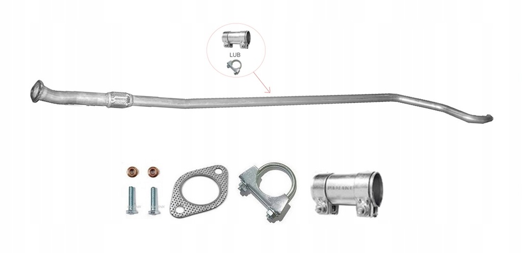 фото №1, Alfa romeo mito 1.4 od 2011r. труба средняя