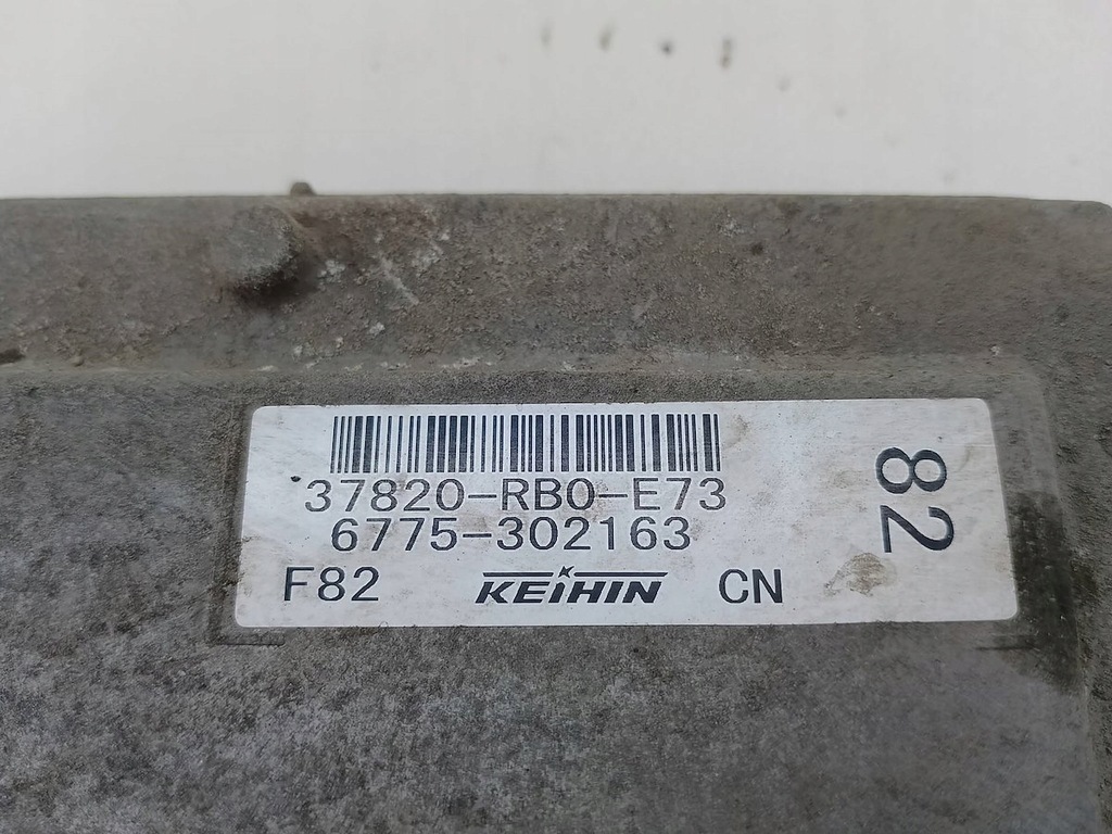 фото №7, Бортовой компьютер, блок управления honda jazz iii 37820-rb0-e73 6775-302163 1.4
