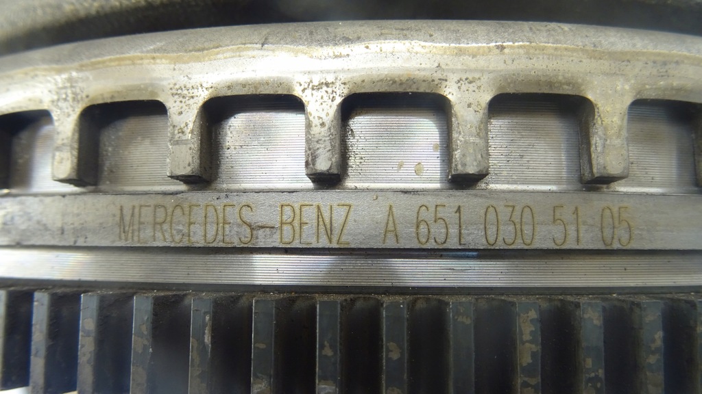 фото №6, Mercedes-benz оригінальний номер a6510305105 колесо маховик nr30