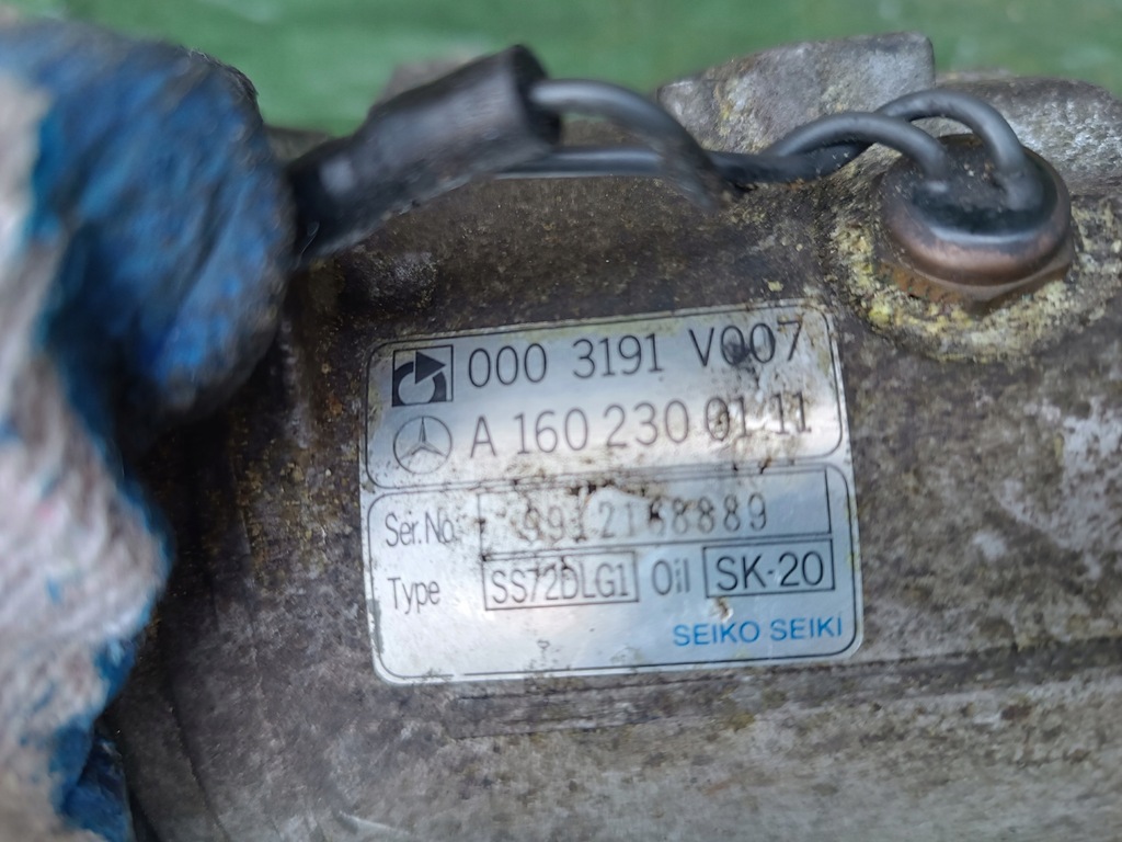 фото №6, 0003191v007 a1602300111 компрессор кондиционера компрессор smart 450 i fortwo