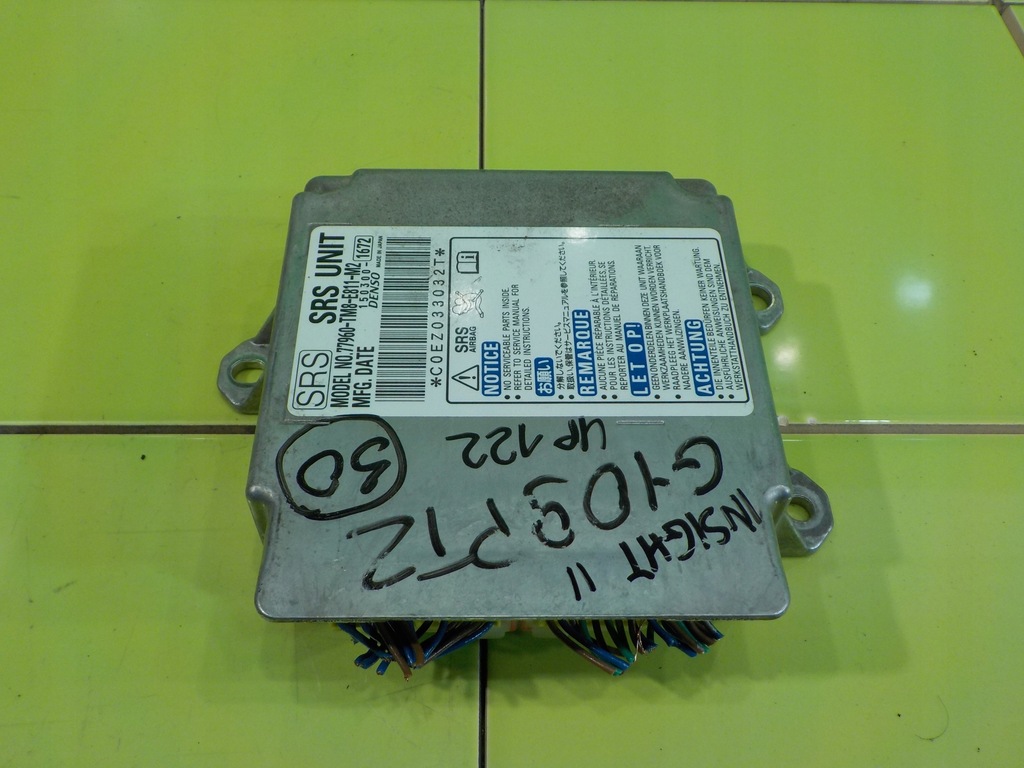 фото №1, Honda insight ii 1.3 ima 09r 5d модуль датчик подушка безопасности 77960-tm8-e811-m2