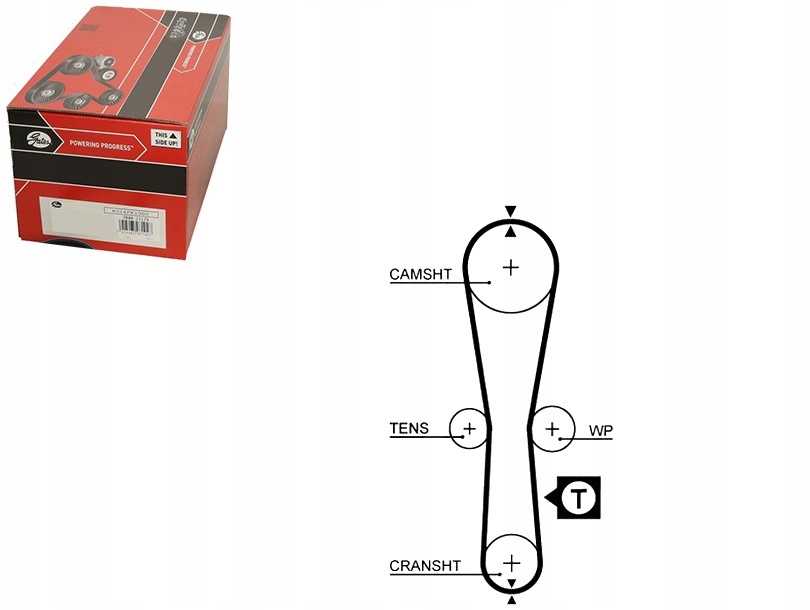 фото №1, Gates ремень распределительного вала nissan kubistar