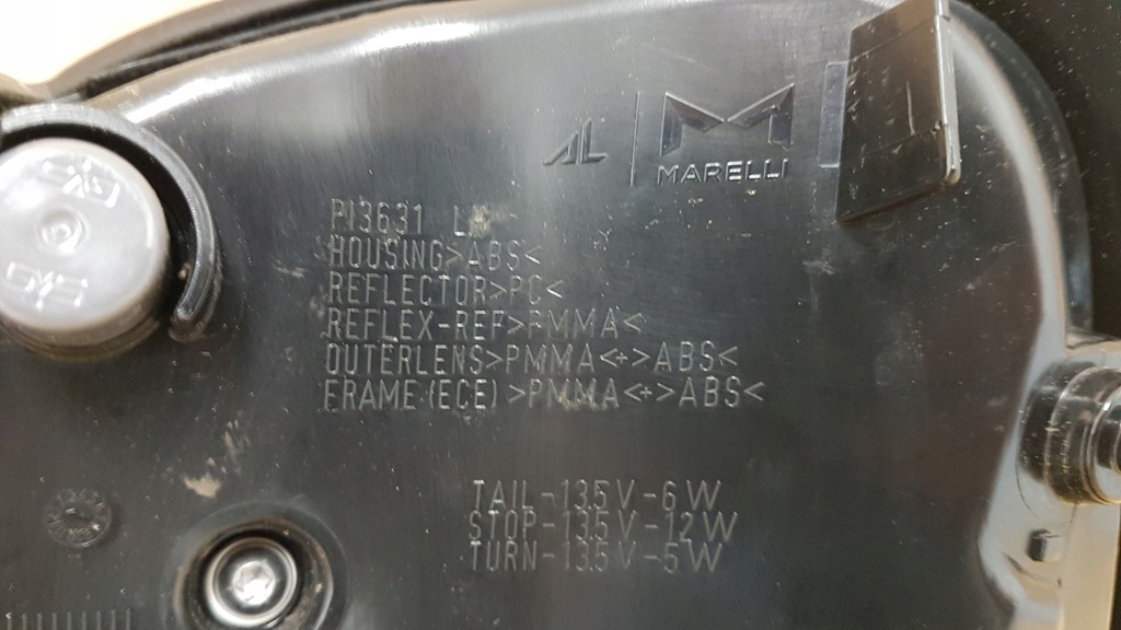 фото №10, Лампа задняя левая fiat 500 электрик led 20-