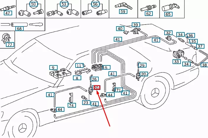 Mercedes-benz s w140 вакуум дверь передних a1408001875 oem с Разборки