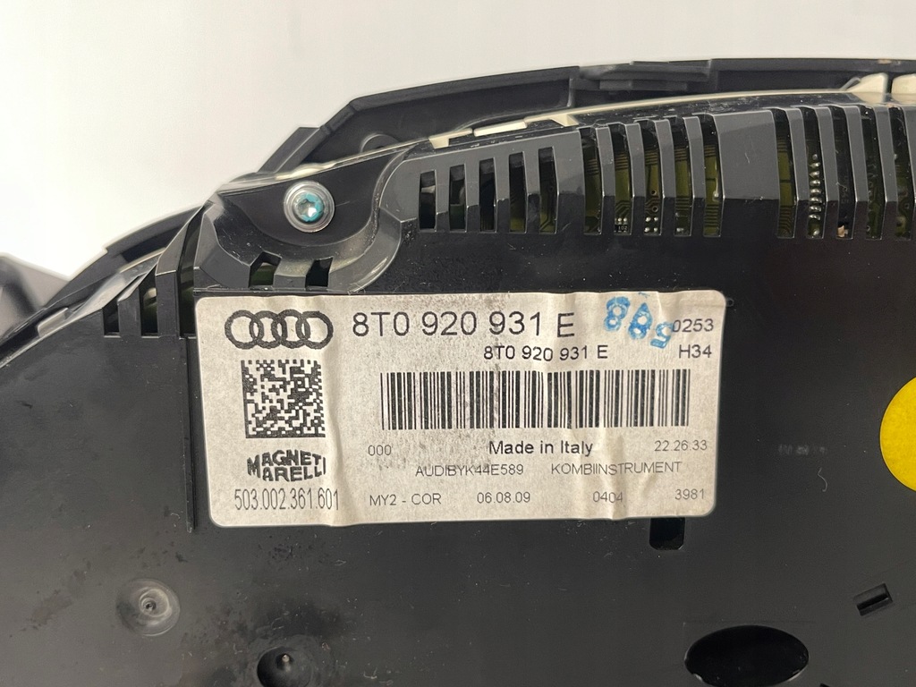 фото №9, Audi a5 s5 8t 4.2fsi лічильник прилади europa 8t0920931e