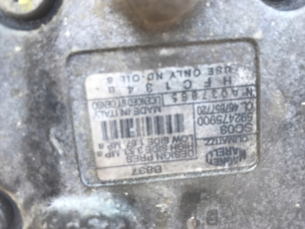 фото №5, Компрессор кондиционера panda 1,1 8v punto 1,2 8v