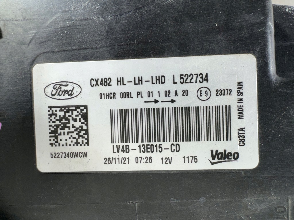 фото №16, Ford kuga mk3 3 iii full led cx482 лампа левая перед фара eur