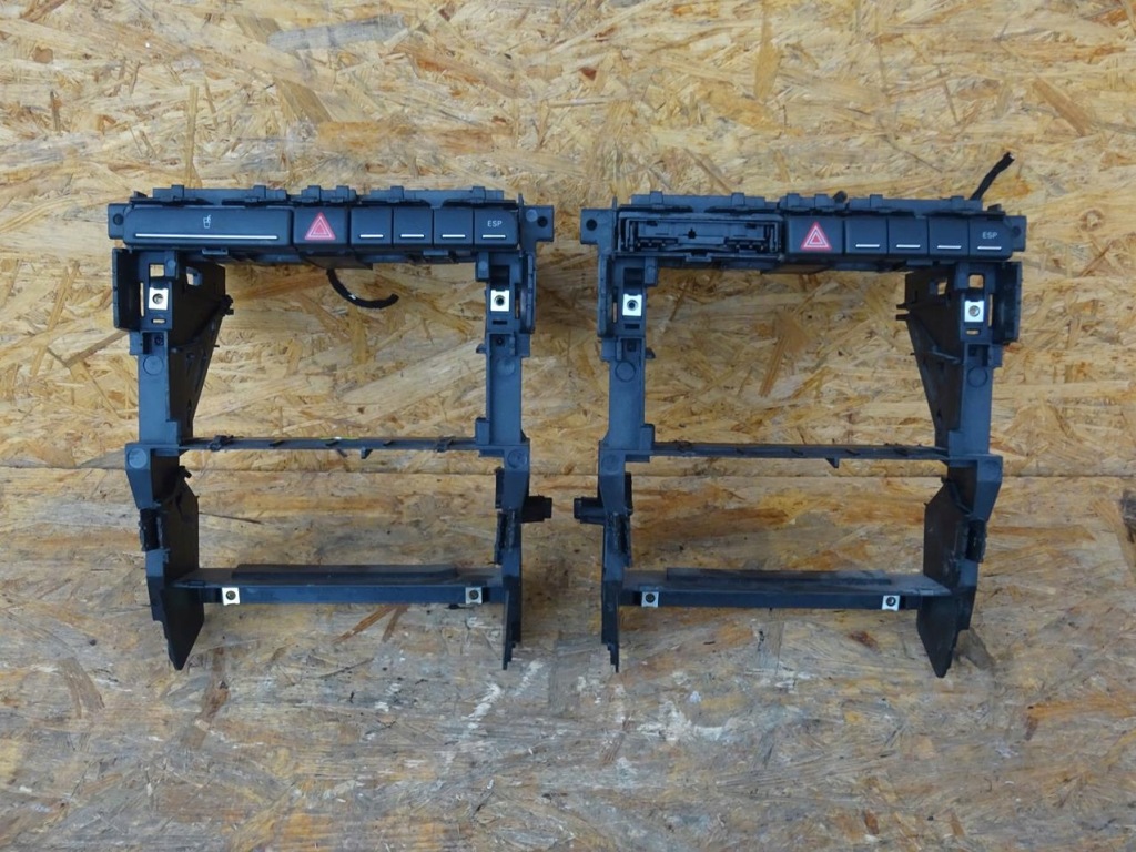 фото №8, Audi a4 b7 рамка кронштейн корзина радио переключатели аварийная 2-din 8e0858005f