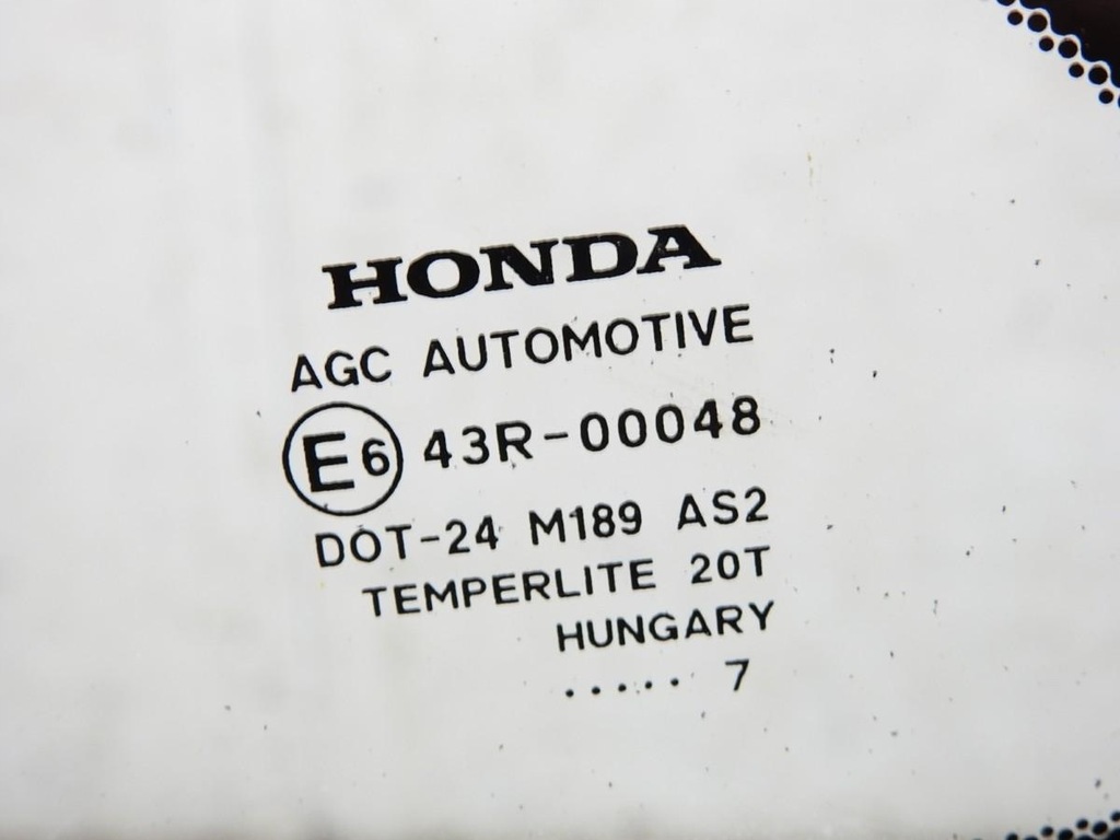 фото №7, Стекло кузовная левый задняя honda cr-v iii