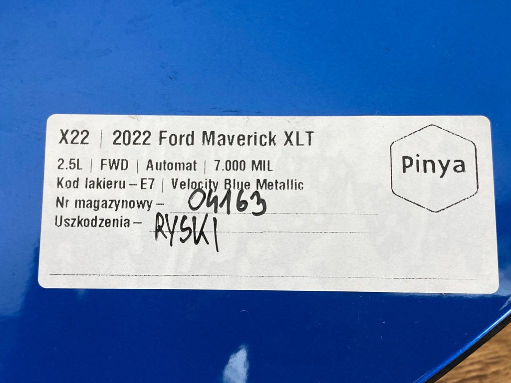 фото №6, Крышка заливной топлива ford maverick 2022+ usa