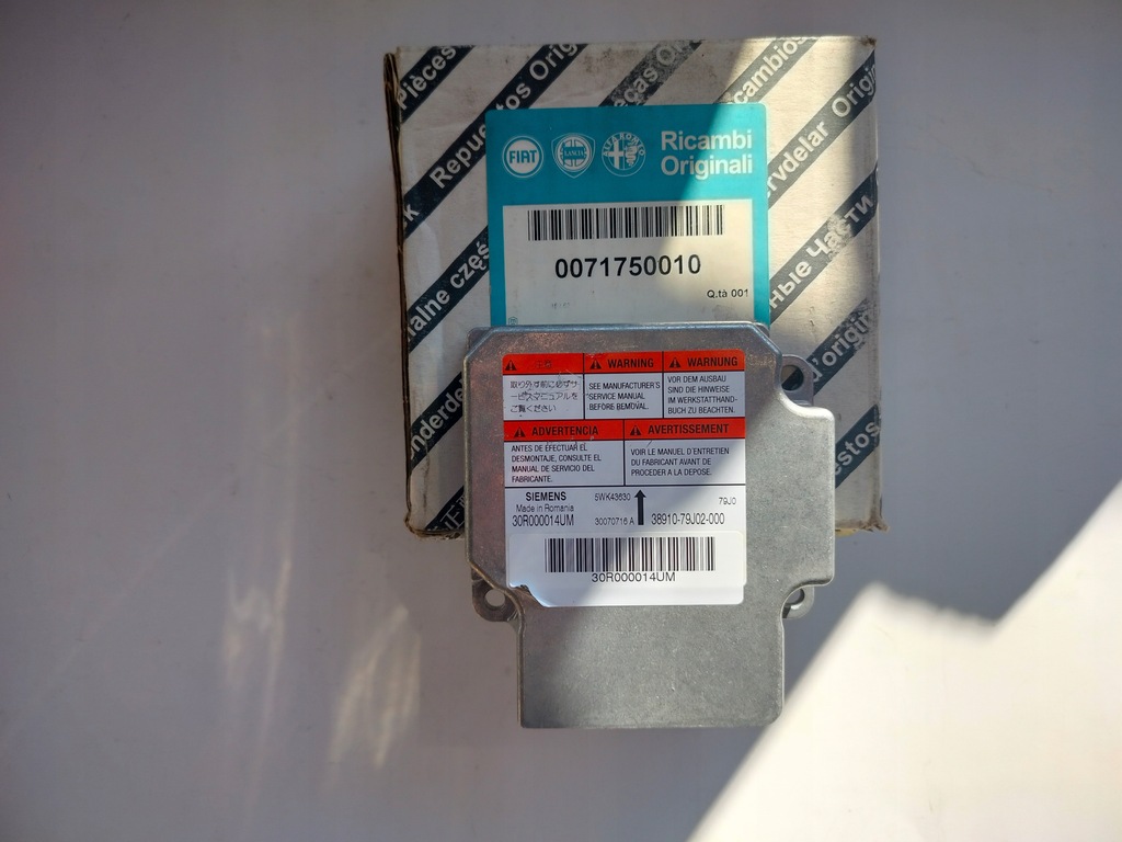 фото №1, Блок управління подушка безпеки fiat sedici oe-71750010