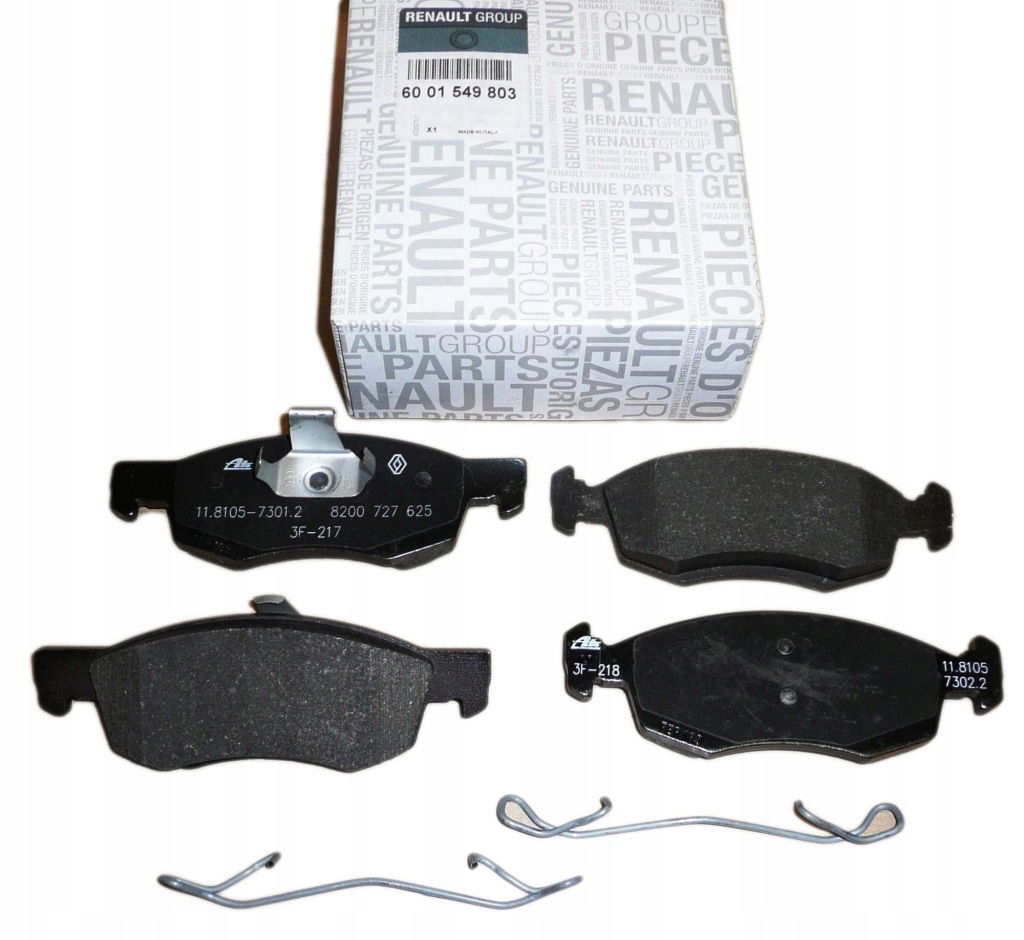 фото №1, Тормозные колодки тормозные dacia logan i sandero 6001549803