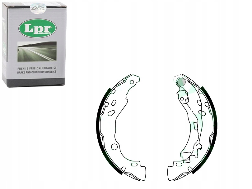 фото №1, Lpr 08700 набір колодка гальмівних