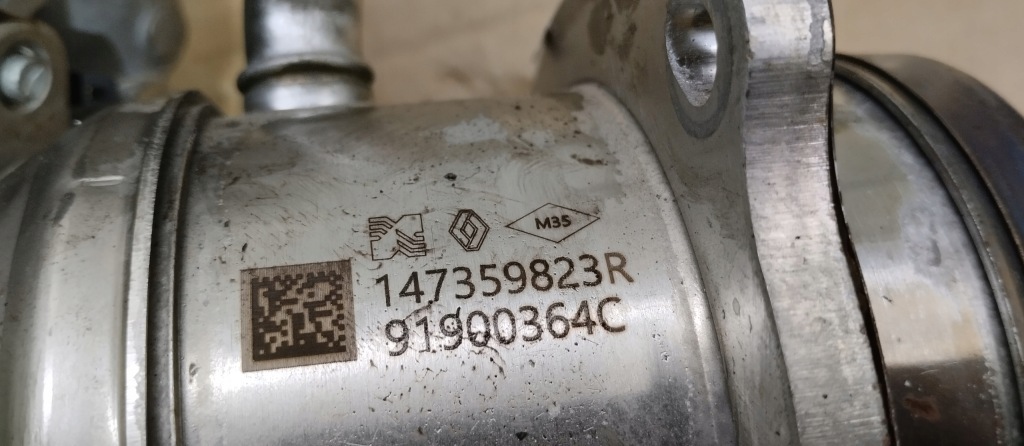 фото №5, Радіатор вихлопних газів egr renault clio v 1.5 blue dci 147359823r 147100261r
