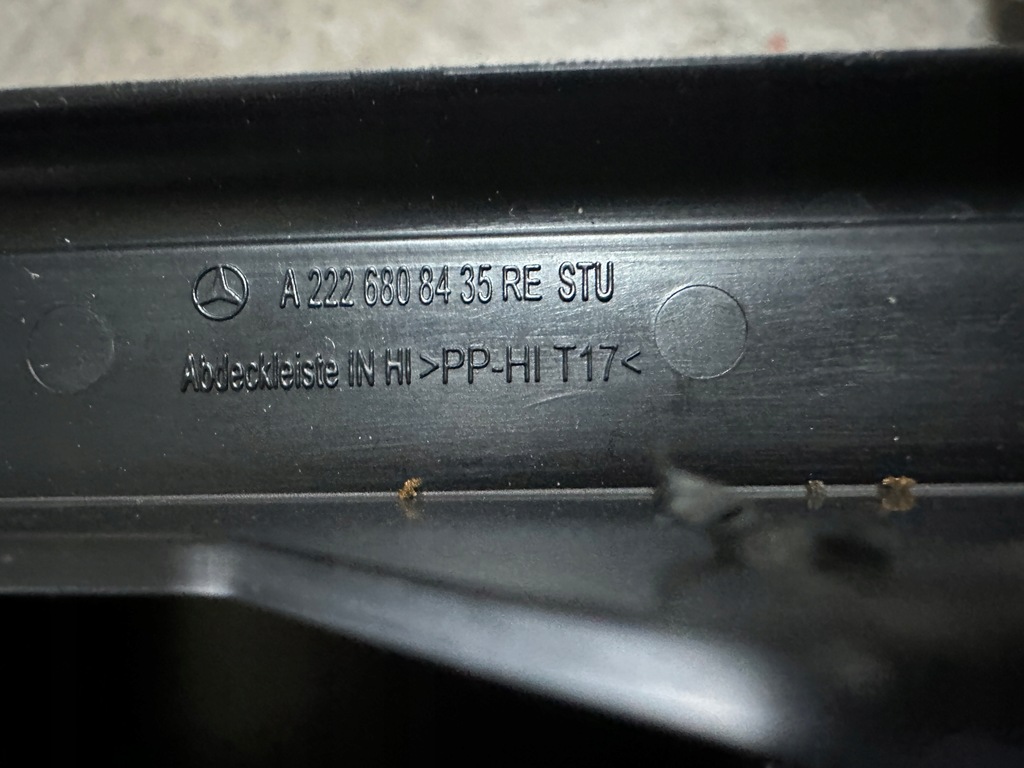 фото №3, Mercedes w222 молдинг порог внутренняя правый задняя