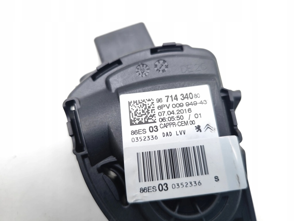 Citroen c3 picasso педаль газу / прискорення 1.6 bluehdi 100 дизель 2016 Зі Шроту