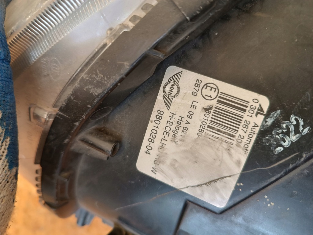 фото №15, Фара лампа правий перед eu mini cooper countryman r60 r61 9801028