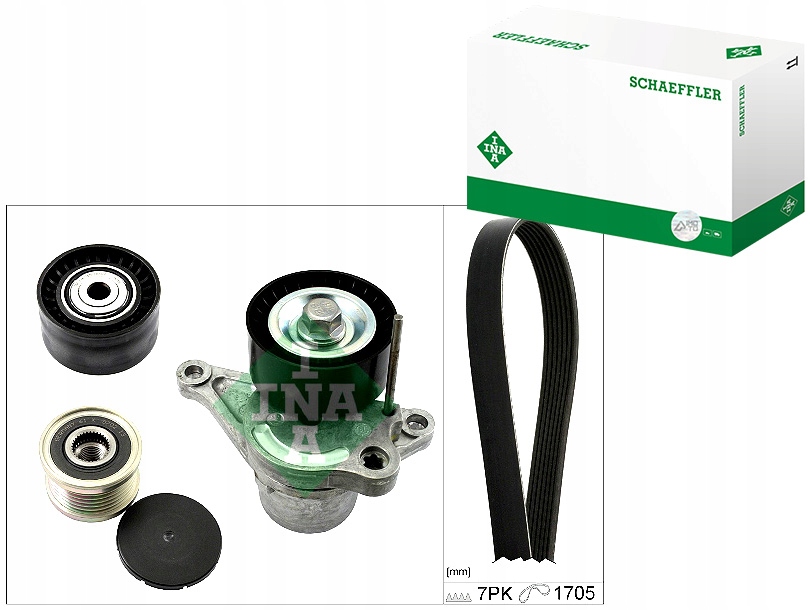 фото №1, Набор ремни многоручейковых с ролики nissan primastar qashqai i