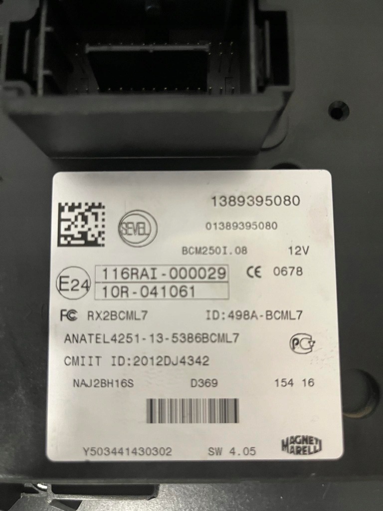 фото №1, Ducato boxer jumper модуль bsi 1389395080