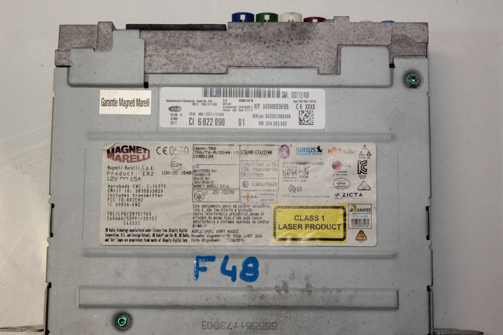 фото №4, Bmw f48 x1 радио навигация считыватель 6822090