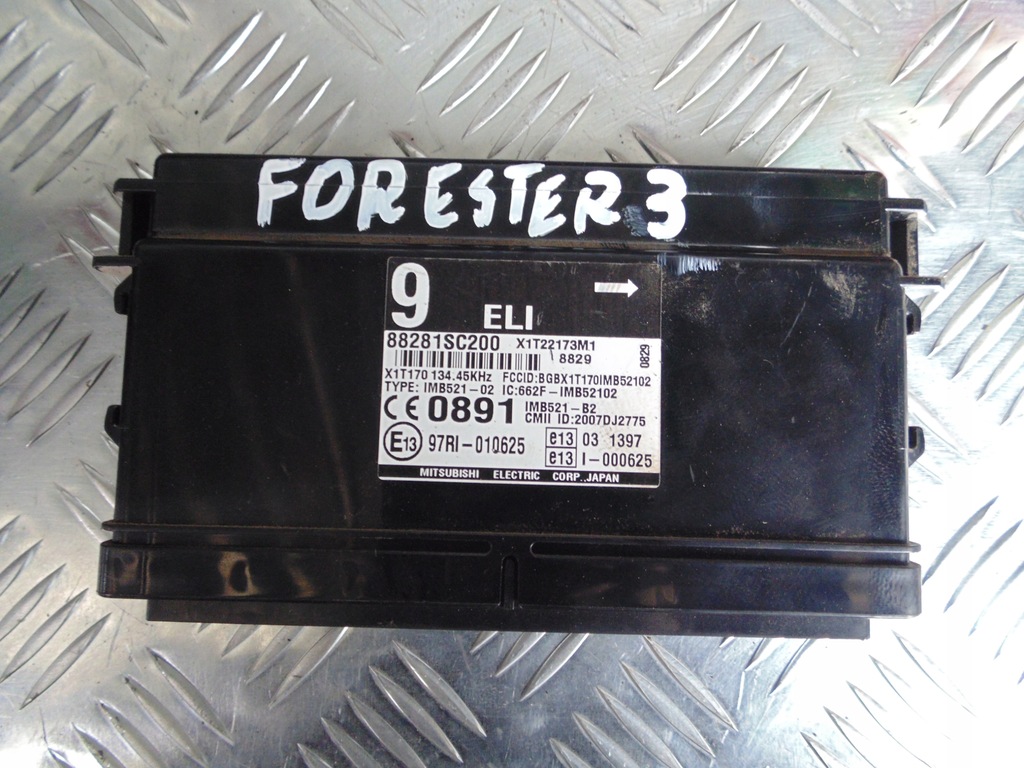 фото №1, Блок управления модуль ecu subaru forester 3 iii eu