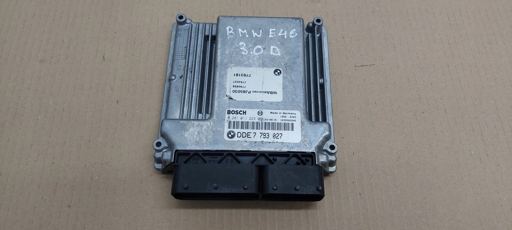 фото №1, Бортовий комп'ютер блок керування двигуна bmw e46 3.0d