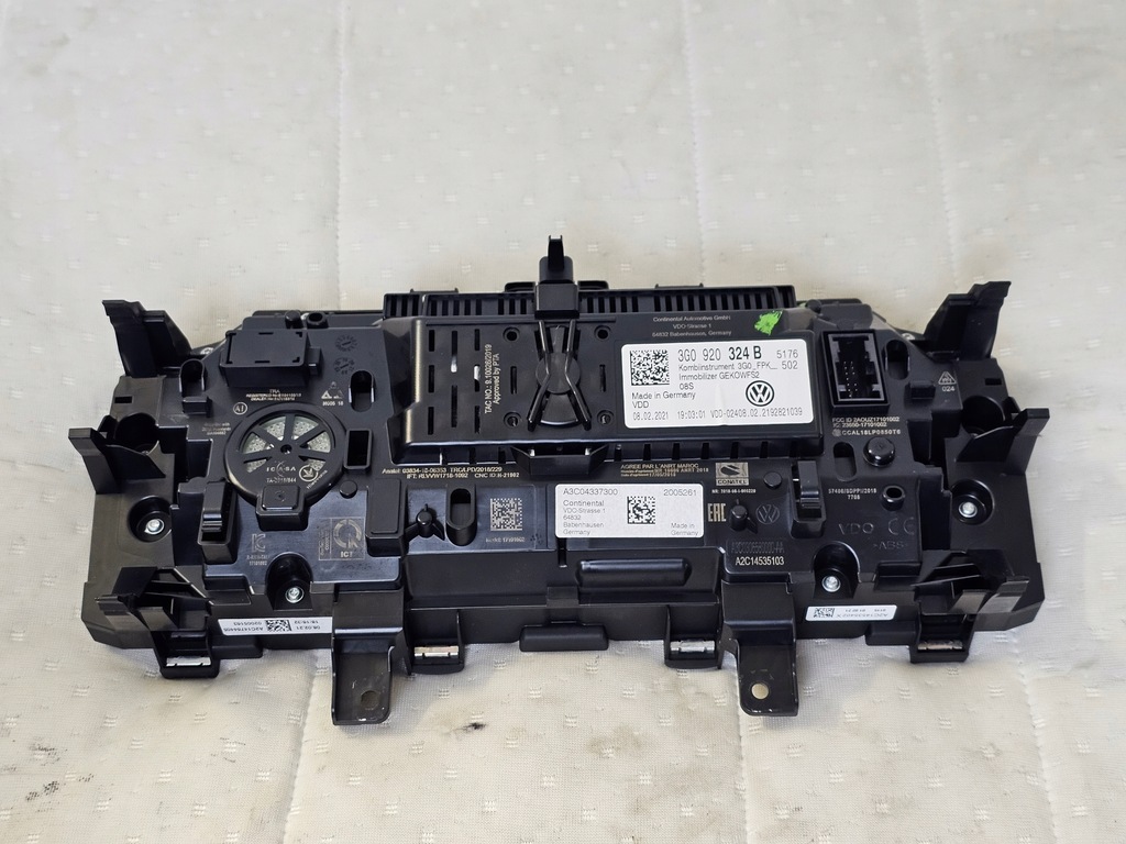 фото №5, Счетчик приборная панель приборы дисплей дисплей виртуальный vw passat b8 3g0920324b