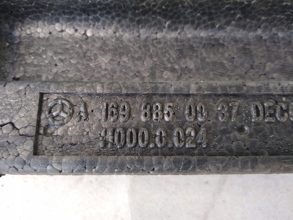 фото №8, Пена бампера a1698850037 mercedes a klasa w169