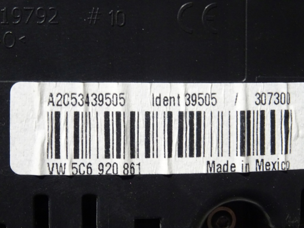 фото №8, Бортовой компьютер счетчик набор vw jetta vi 6 5c6 1.6 clr