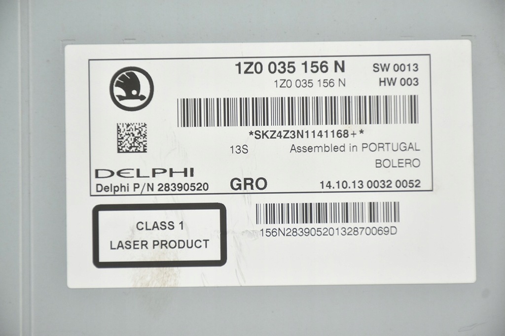 фото №4, Радио радиопроигрыватель skoda octavia yeti 1z0035156n