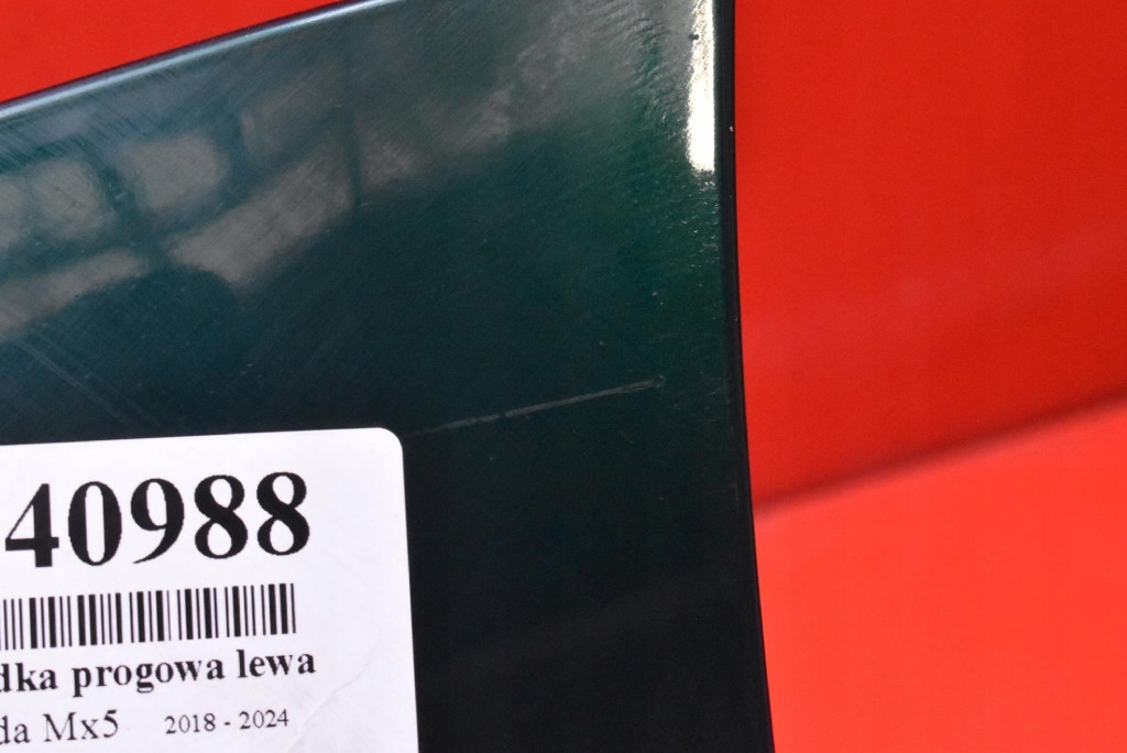 фото №10, Накладка поріг ліва зелений n243-51p51 mazda mx5 mx-5 4 iv nd lift 18-24