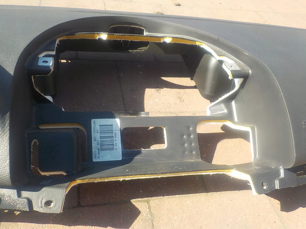 фото №6, Mercedes w211 панель приладів приладова подушки безпеки ремені