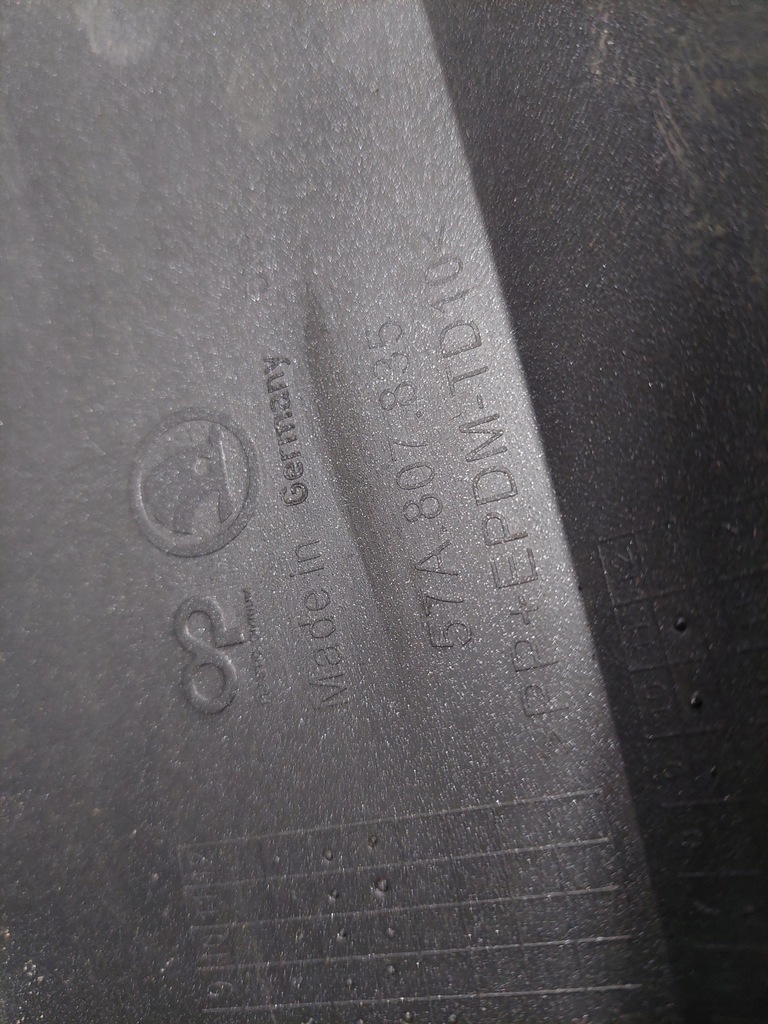 фото №8, Диффузор накладка спойлер бампера заднего skoda karoq 57a807835 57a