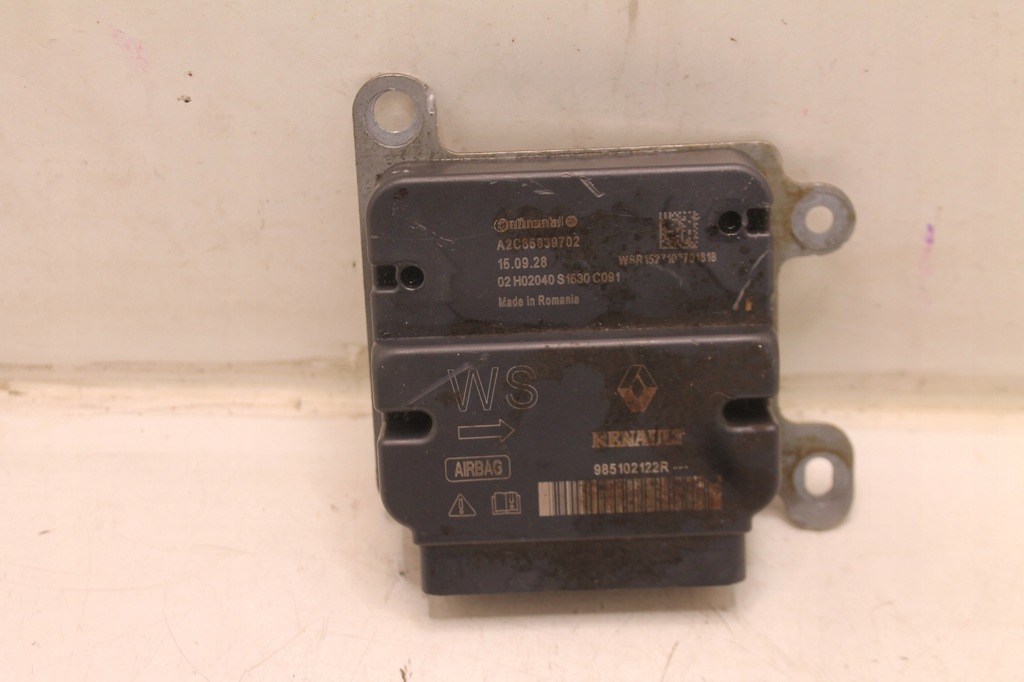 фото №1, Модуль датчик подушка безопасности 985102122r dacia sandero ii logan ii 12-20