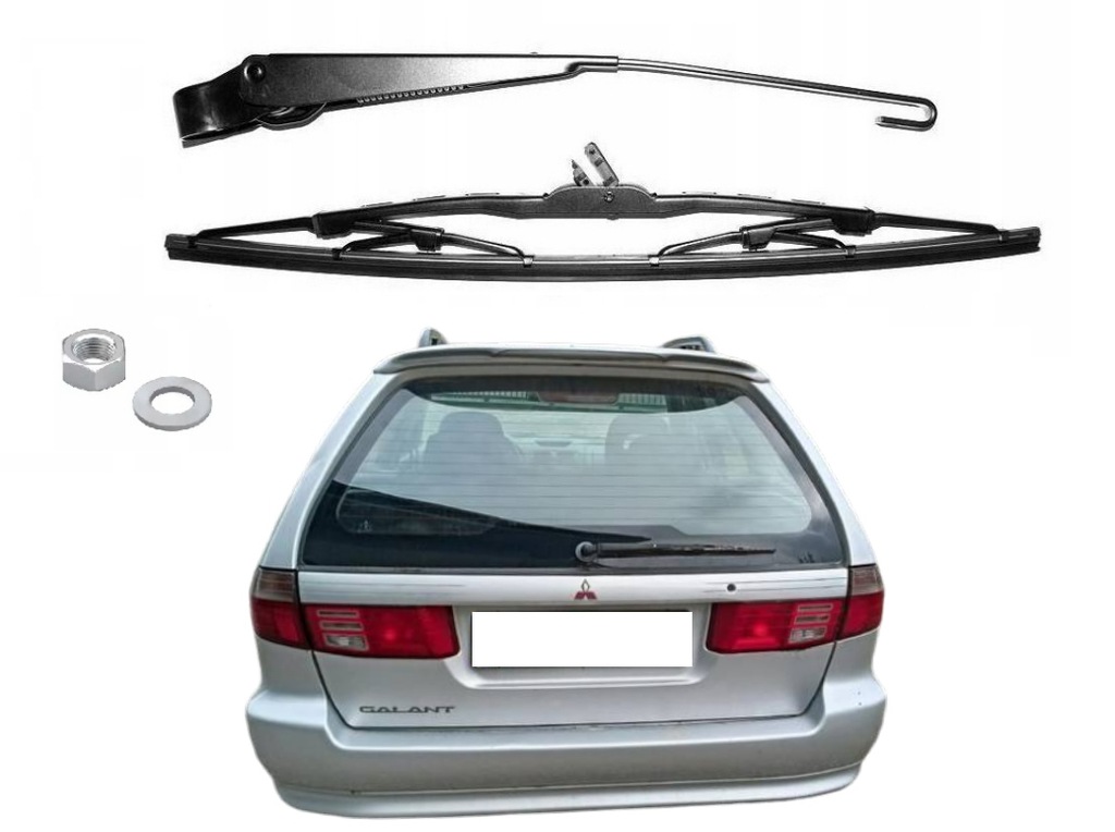 фото №9, Рычаг + дворник щетка na задняя mitsubishi galant kombi 1996-2003r