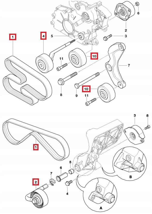 фото №2, Ролики ремни шкив bmw x3 e83 lci m57n
